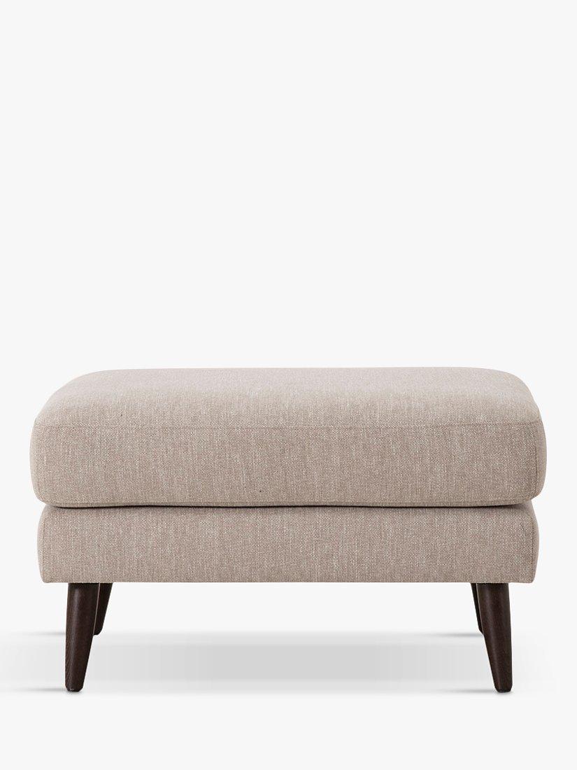 Model 08 Range, Swyft Model 08 Footstool, Dark Leg, Linen Pumice