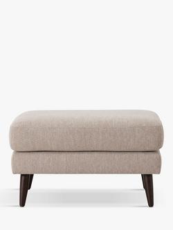 Swyft Model 08 Footstool, Dark Leg, Linen Pumice