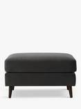 Swyft Model 10 Footstool, Dark Leg, Velvet Charcoal