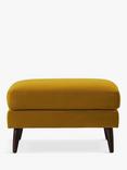Swyft Model 08 Footstool, Dark Leg, Velvet Mustard