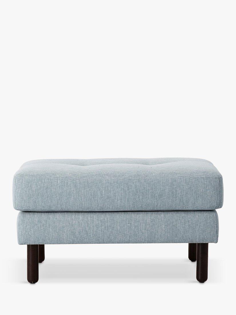 Model 04 Range, Swyft Model 04 Footstool, Dark Leg, Linen Seaglass