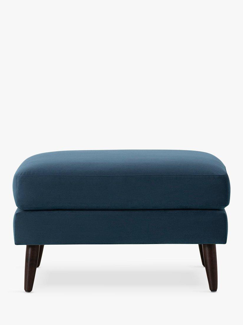 Model 08 Range, Swyft Model 08 Footstool, Dark Leg, Velvet Teal