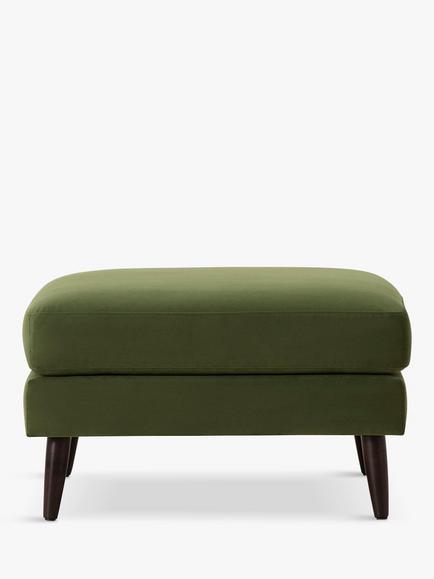 Swyft Model 08 Footstool, Dark Leg, Velvet Vine