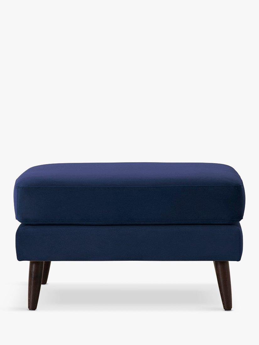 Model 08 Range, Swyft Model 08 Footstool, Dark Leg, Velvet Indigo