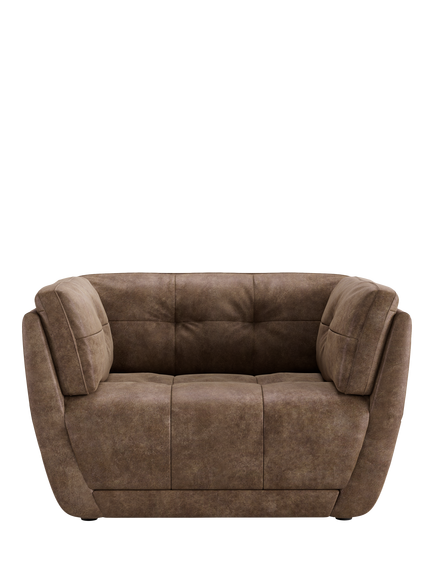 At The Helm Theo Leather Armchair, Explorer Dragonstone