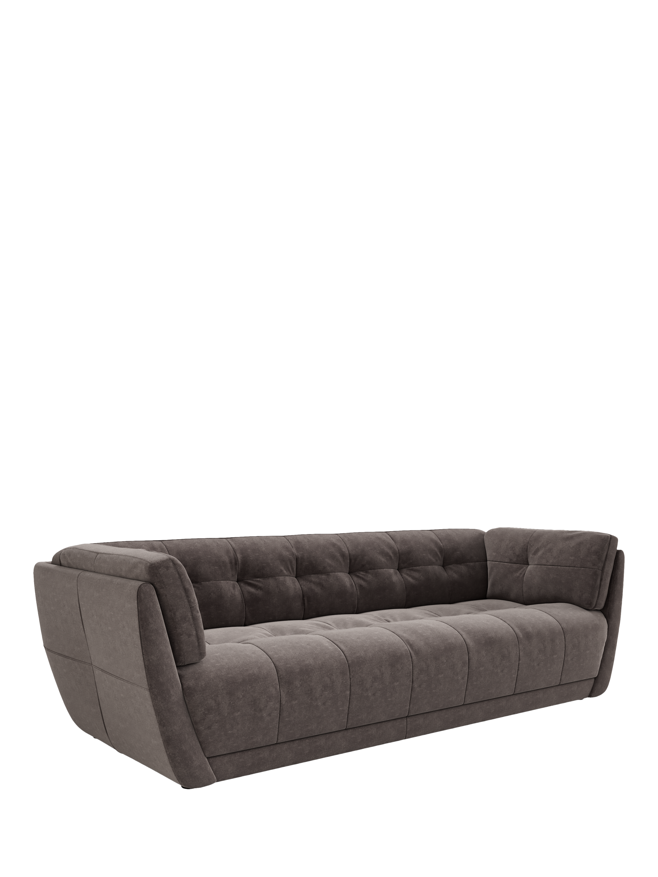 Theo Range, At The Helm Theo Grand 4 Seater Leather Sofa, Chiltern Brindle