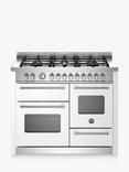 Bertazzoni Master Series 110cm Dual Fuel Range Cooker, Matt White