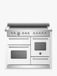 Bertazzoni Master Series 110cm Electric Range Cooker with Induction Hob, Matt White