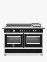 Bertazzoni Heritage Series 120cm Electric Range Cooker with Induction Hob, Matt Black