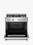 Bertazzoni Master Series 90cm Dual Fuel Range Cooker, Matt White