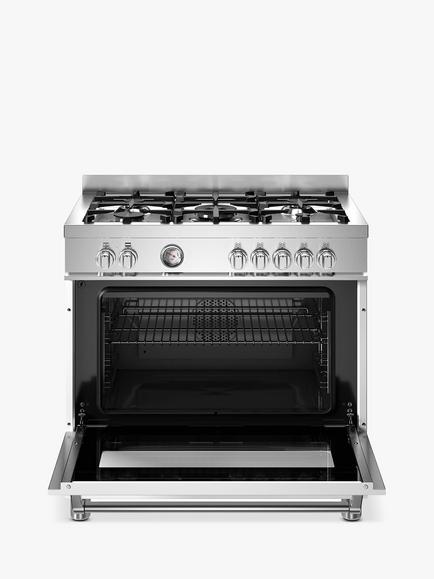 Bertazzoni Master Series 90cm Dual Fuel Range Cooker - view 2, Matt White
