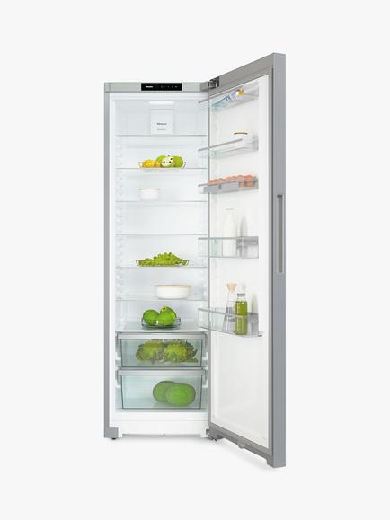 Miele KS4383 Freestanding Fridge, Clean Steel - view 2, Clean Steel