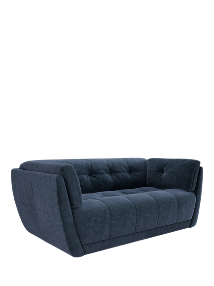 At the Helm Theo Medium 2 Seater Sofa, Chiltern Midnight