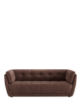 At The Helm Theo Large 3 Seater Leather Sofa, Adventurer Canyon Hawk