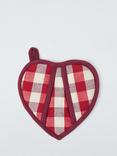 John Lewis Gingham Pot Holder, Red