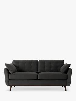 Swyft Model 10 Medium 2 Seater Sofa, Dark Leg, Velvet Charcoal