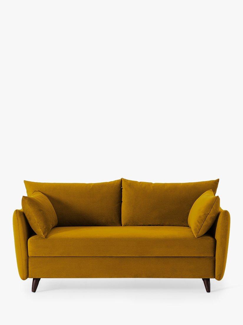 Model 08 Range, Swyft Model 08 2.5 Seater Sofa Bed, Velvet Mustard