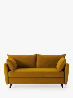 Swyft Model 08 2.5 Seater Sofa Bed, Velvet Mustard