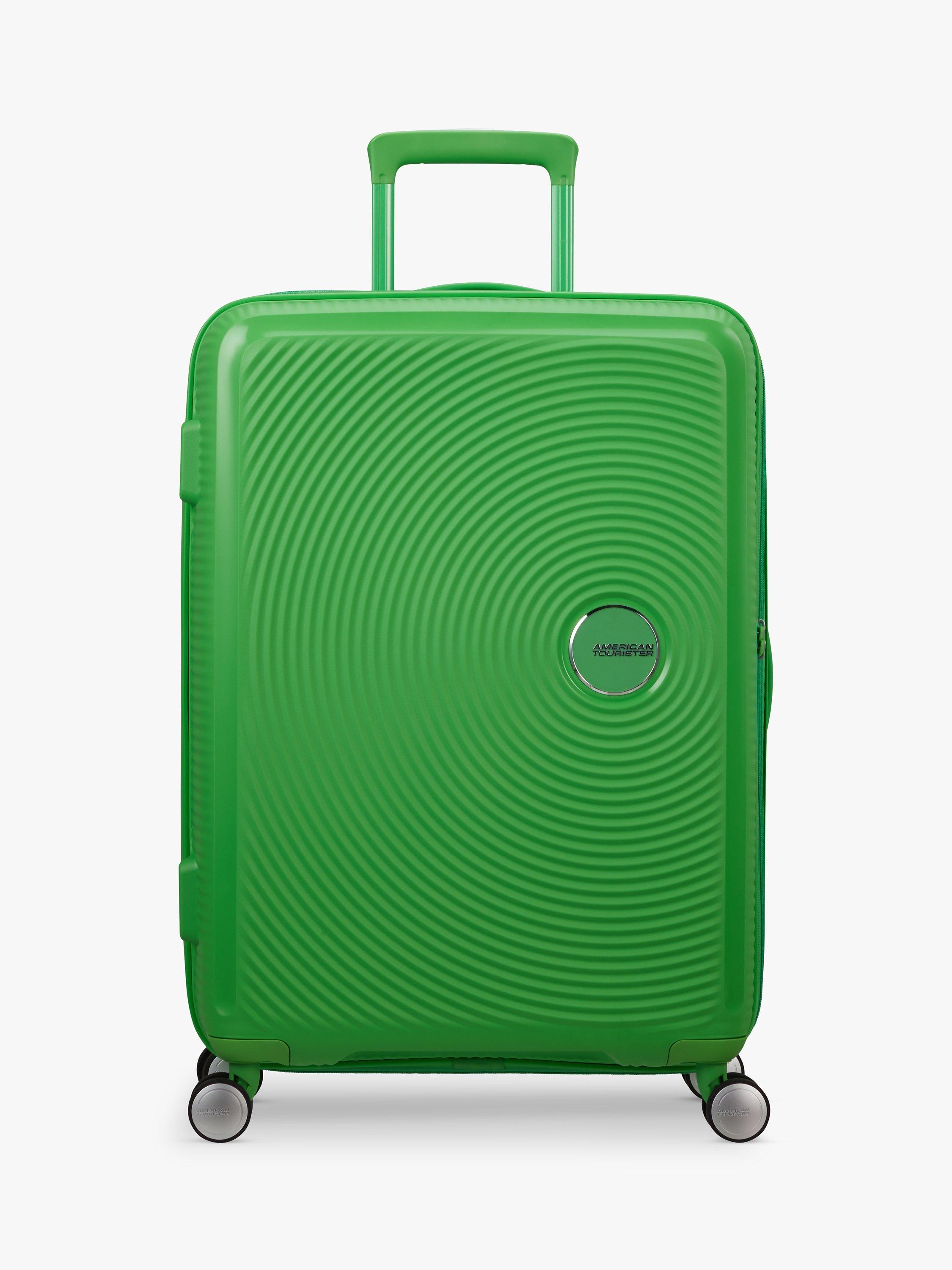 American Tourister Soundbox 4 Wheel 67CM Medium Expandable Suitcase Grass Green