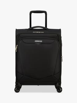 American Tourister Summerride 55cm 4-Wheel Cabin Suitcase 47L, Black