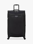 American Tourister SummerRide 4-Wheel 80cm Large Suitcase, 116L, Black