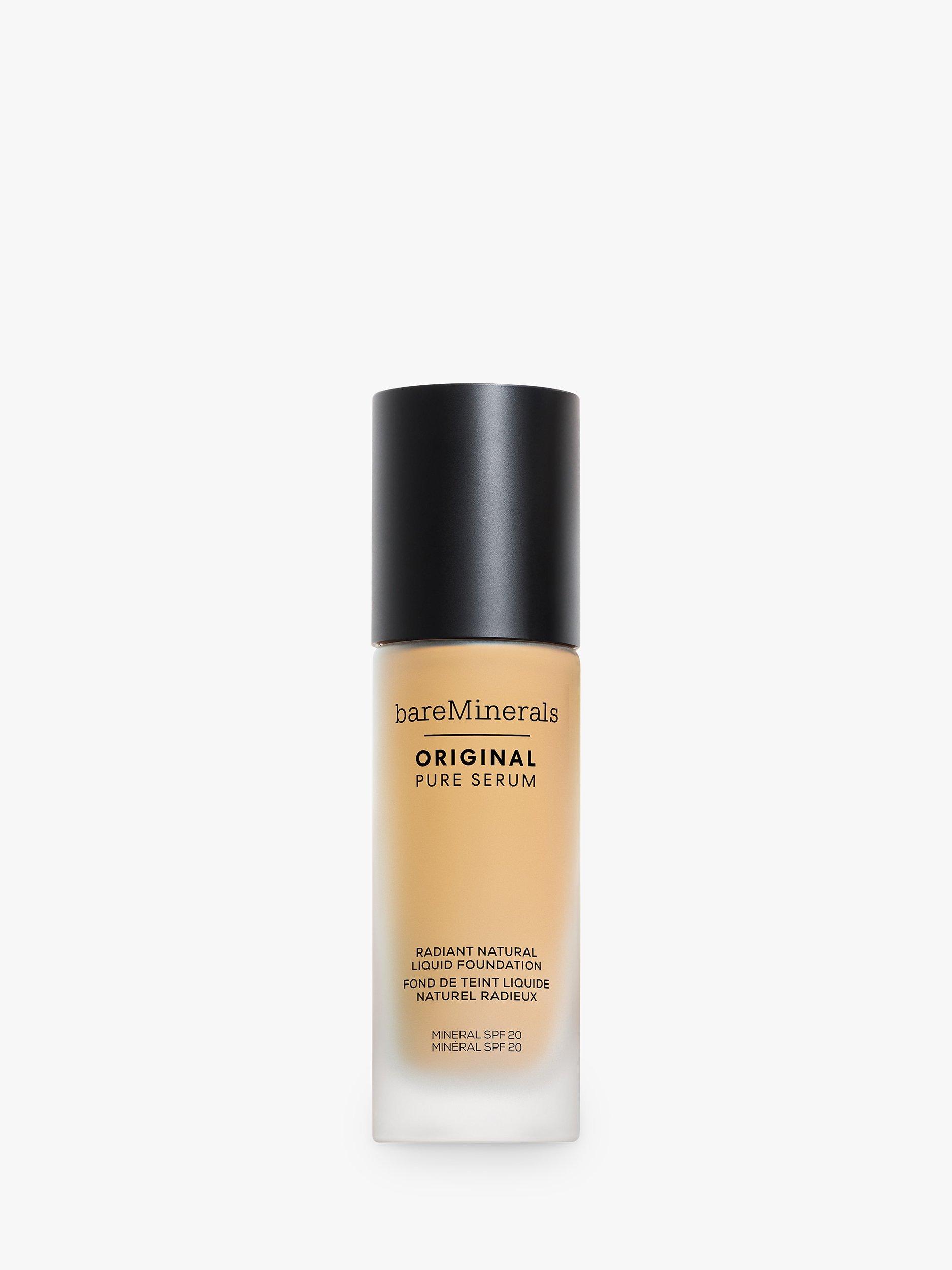 Product image 1 of 8, which shows bareMinerals ORIGINAL Pure Serum Radiant Natural Liquid Foundation, Light Warm 2