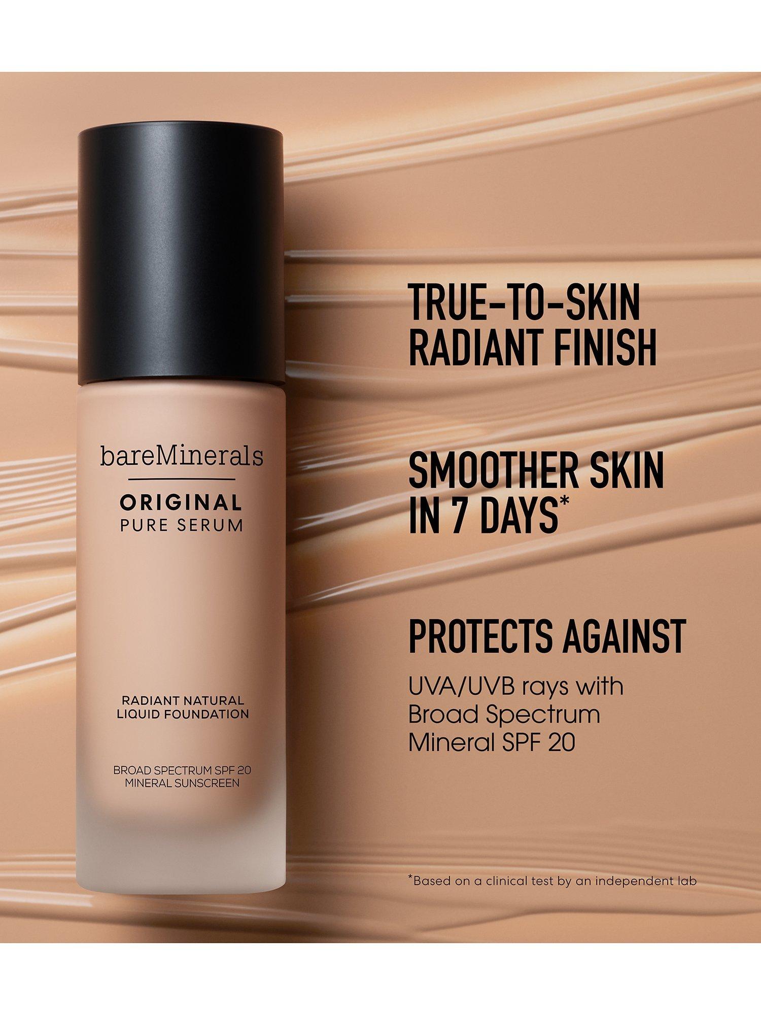 Product image 5 of 8, which shows bareMinerals ORIGINAL Pure Serum Radiant Natural Liquid Foundation, Medium Deep Neutral 4