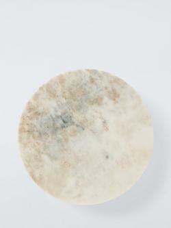 John Lewis Marble Cake Stand, 28cm, Natural - view 2, Natural