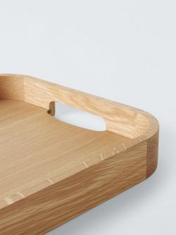 John Lewis Contemporary Wood Tray, Large, FSC-Certified (Oak Wood), Natural - view 2, Natural