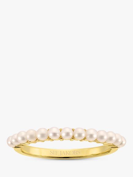 Sif Jakobs Jewellery Ellera Perla Freshwater Pearl Ring, Gold