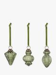 Nkuku Trinket & Treasure Manipur Bauble, Assorted, Green