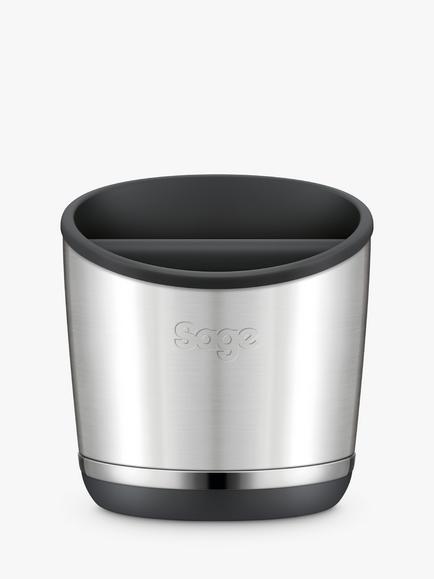 Sage 20 Puck Knock Box, Brushed Stainless Steel, Brushed Stainless Steel