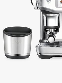 Sage Luxe 20 Puck Knock Box, Stainless Steel - view 2, Stainless Steel