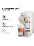 Nespresso  Lattissima One Coffee Machine by De’Longhi