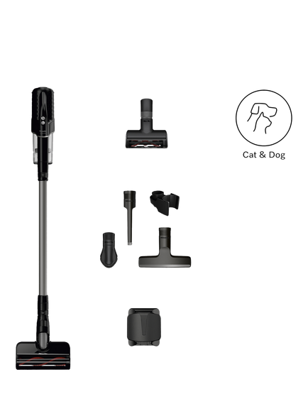 Miele Duoflex HX1 Cat & Dog Cordless Vacuum Cleaner, Obsidian Black - view 2, Obsidian Black