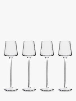 Anton Studio Designs Empire Liqueur Glass, Set of 4, 60ml, Clear, Clear