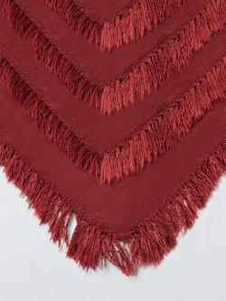 John Lewis Cotton Linen Blend Napkins, Set of 4, Deep Red - view 2, 