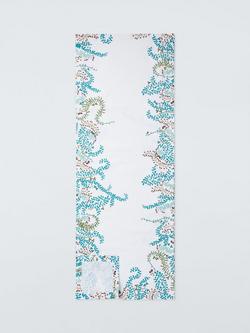 John Lewis Ulla Floral Cotton Table Runner, 250cm, Multi, 