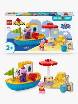 LEGO DUPLO Peppa Pig Boat Trip Toy for Toddlers 10432, Multi
