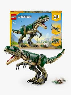 LEGO Creator 3in1 T. rex Figure, Toy Dinosaur Set 31151, Multi
