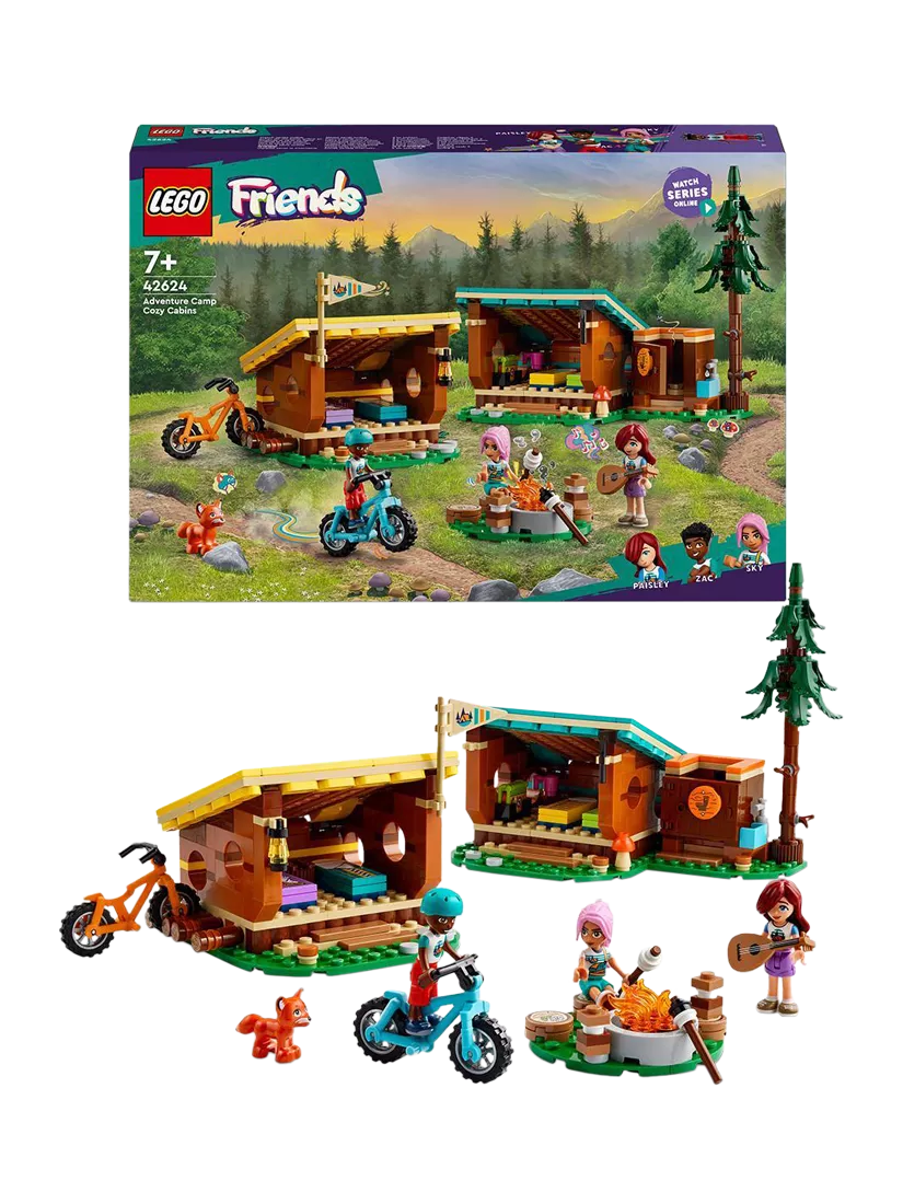 LEGO Friends 42624 Adventure Camp Cosy Cabins
