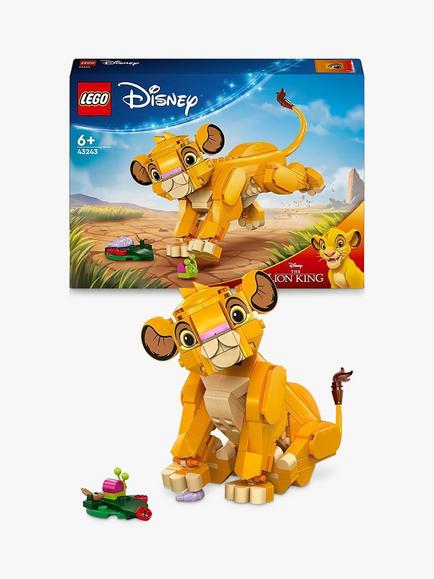 LEGO ǀ Disney Simba the Lion King Cub Building Toy 43243, Multi