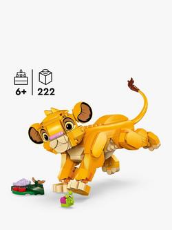 LEGO ǀ Disney Simba the Lion King Cub Building Toy 43243 - view 2, Multi
