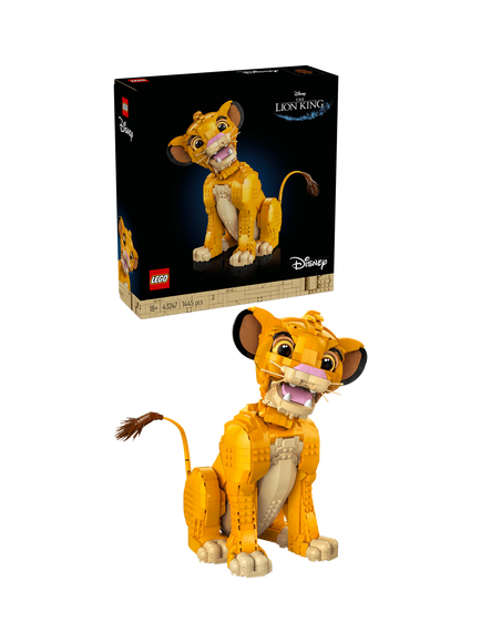 LEGO 43247 Disney's The Lion King Young Simba Set, Multi