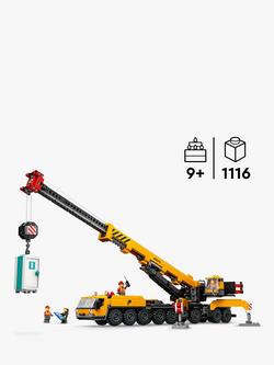 LEGO City Yellow Mobile Construction Crane Toy Set 60409 - view 2, Multi