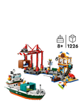 LEGO City 60422 Seaside Harbour with Cargo Ship