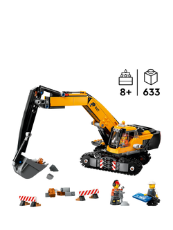 LEGO City 60420 Yellow Construction Excavator - view 2, Multi