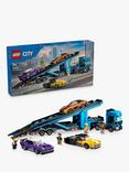 LEGO City 60408 Car Transporter Truck with Sports Cars