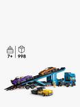 LEGO City 60408 Car Transporter Truck with Sports Cars