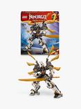 LEGO NINJAGO Cole’s Titan Dragon Mech Adventure Toy 71821
